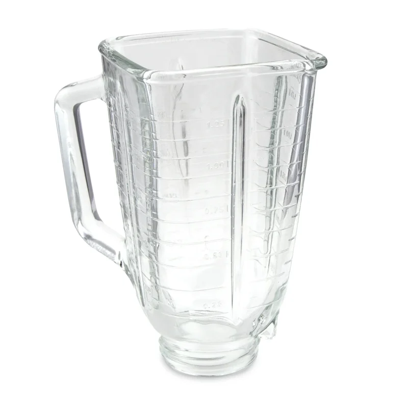 PICHEL O JARRA DE VIDRIO CUADRADA LICUADORA OSTER