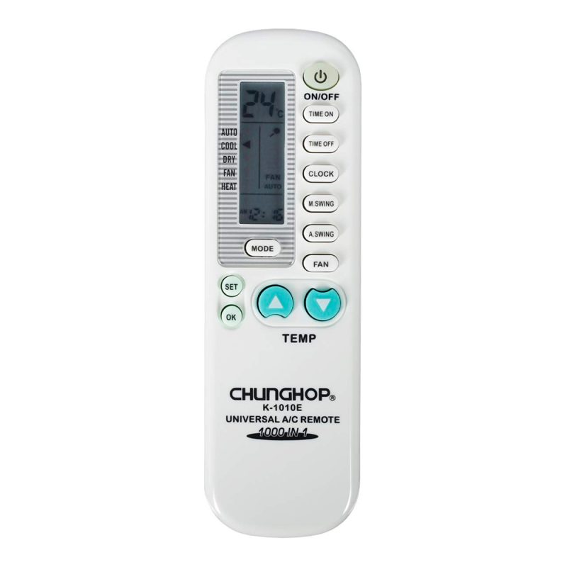 CONTROL UNIVERSAL AIRE ACONDICIONADO CHUNGHOP 1000EN1 K-1010E