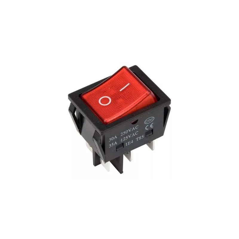SWITCH CUADRADO 6 TERMINAL 30A